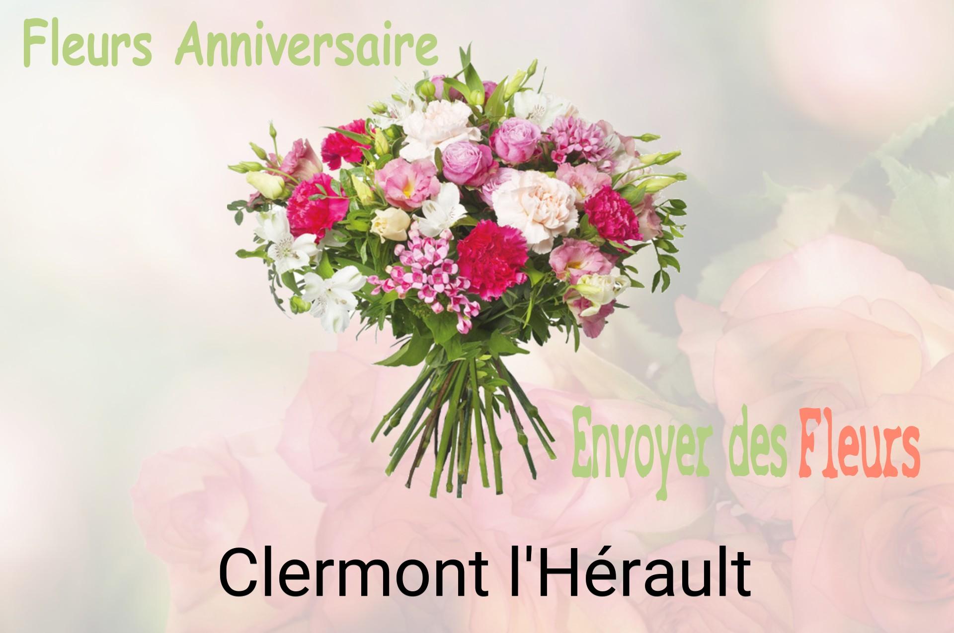 Bouquet de fleurs d’anniversaire livré à Clermont-l'Hérault