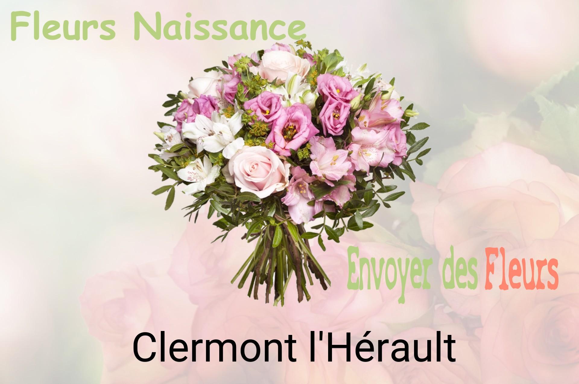 Bouquet de fleurs de naissance livré à Clermont-l'Hérault